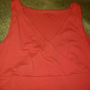 Eddie Bauer bright red sundress medium